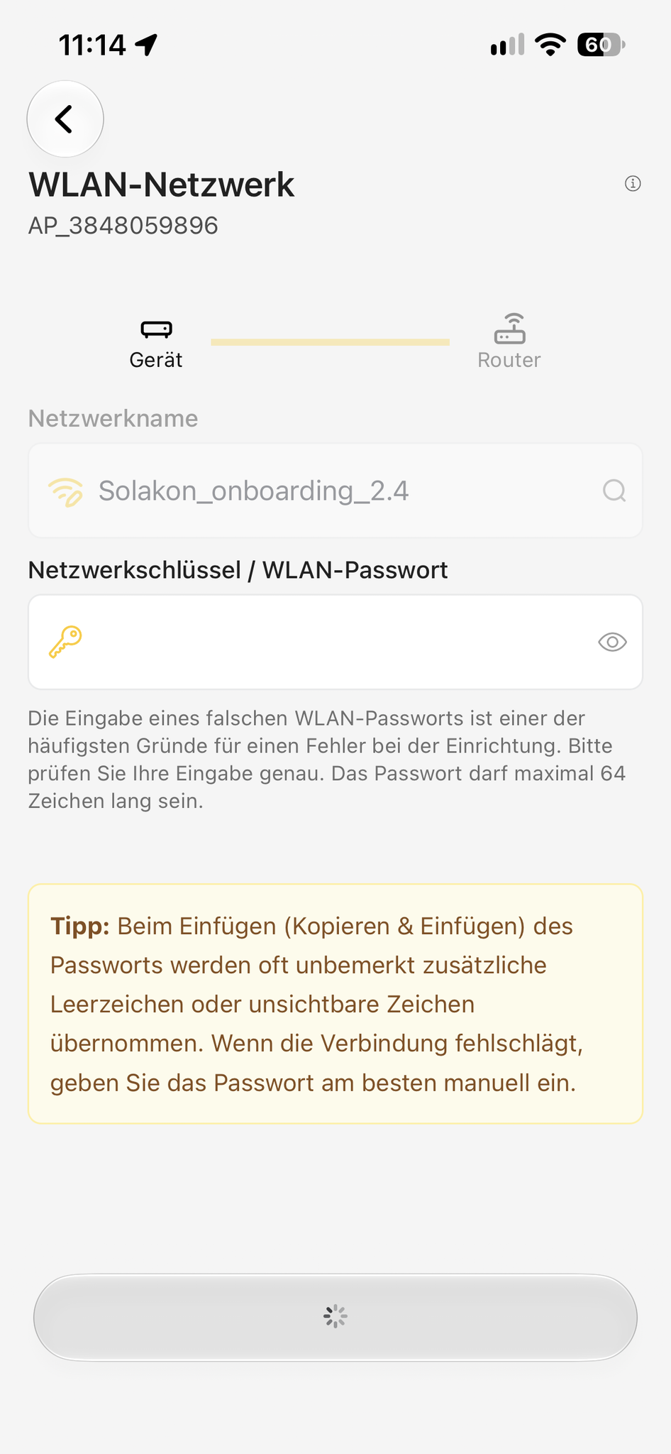 Verbindung wird hergestellt