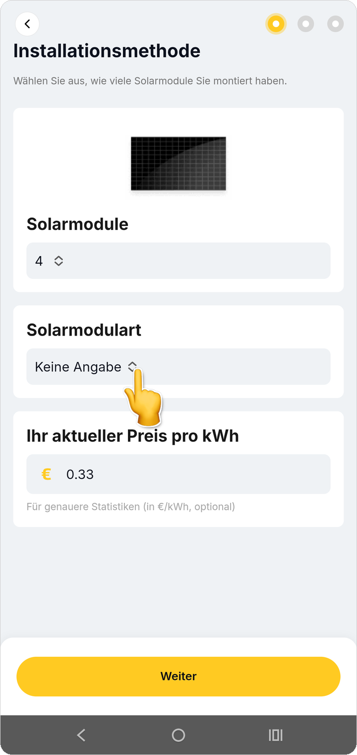 Passende Solarmodulart wählen
