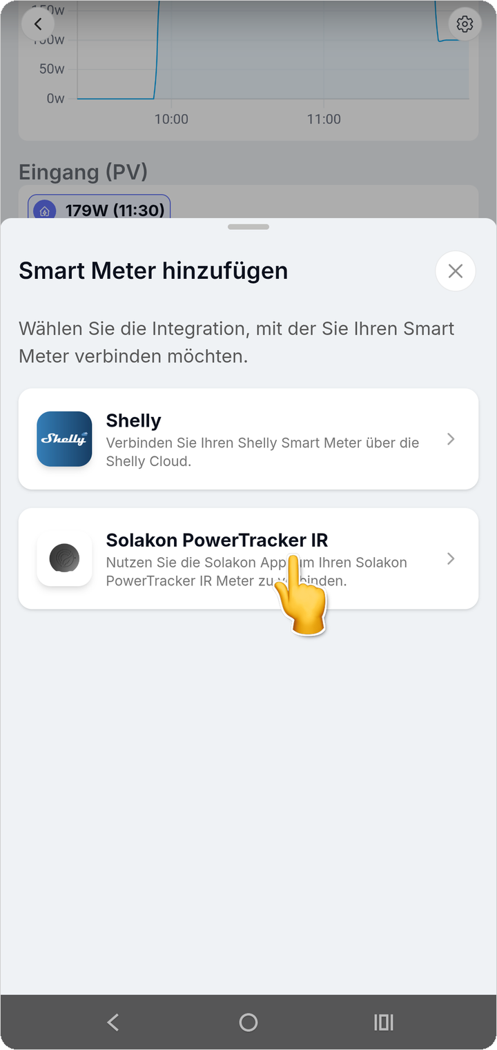 Smart Meter hinzufügen