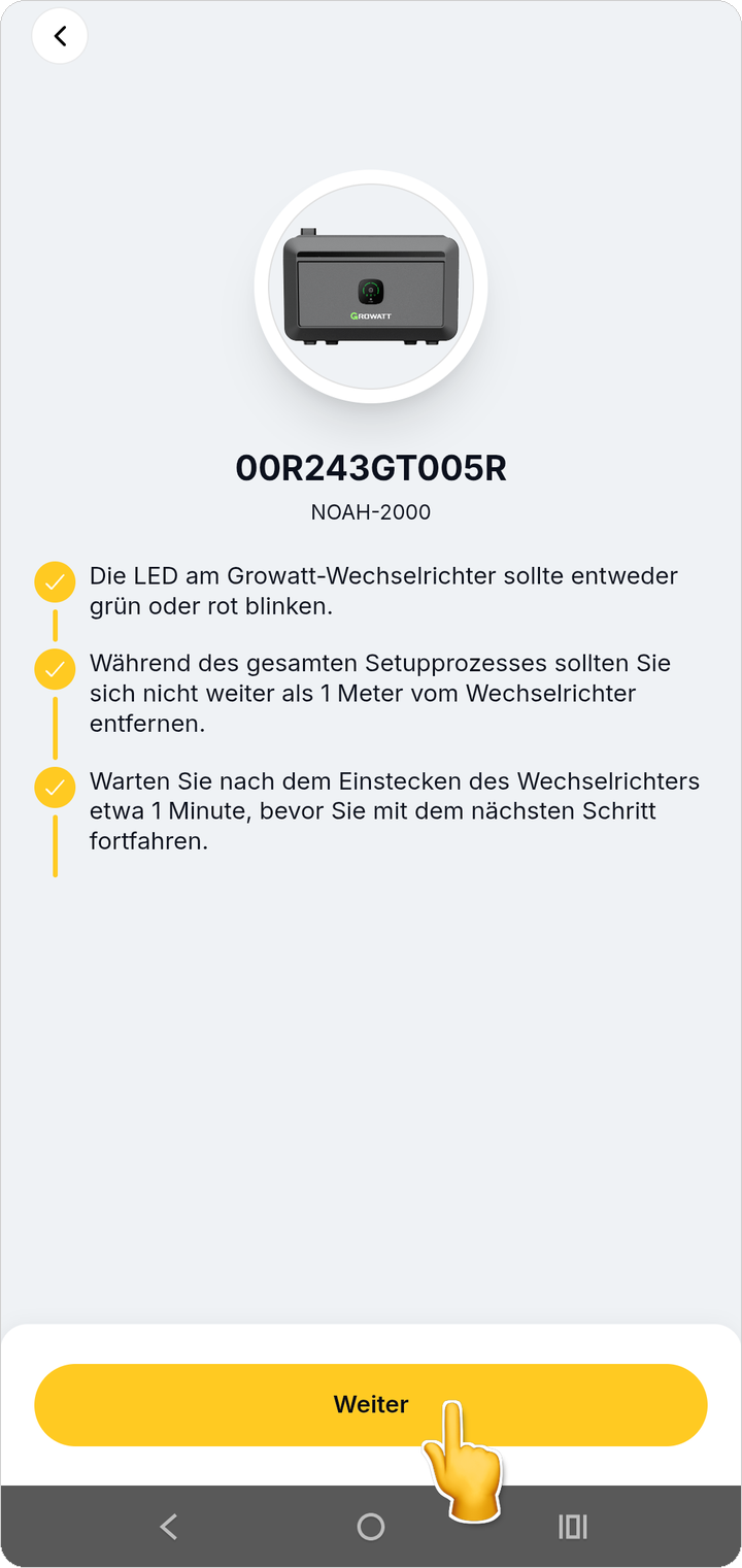 Gerätebestätigung