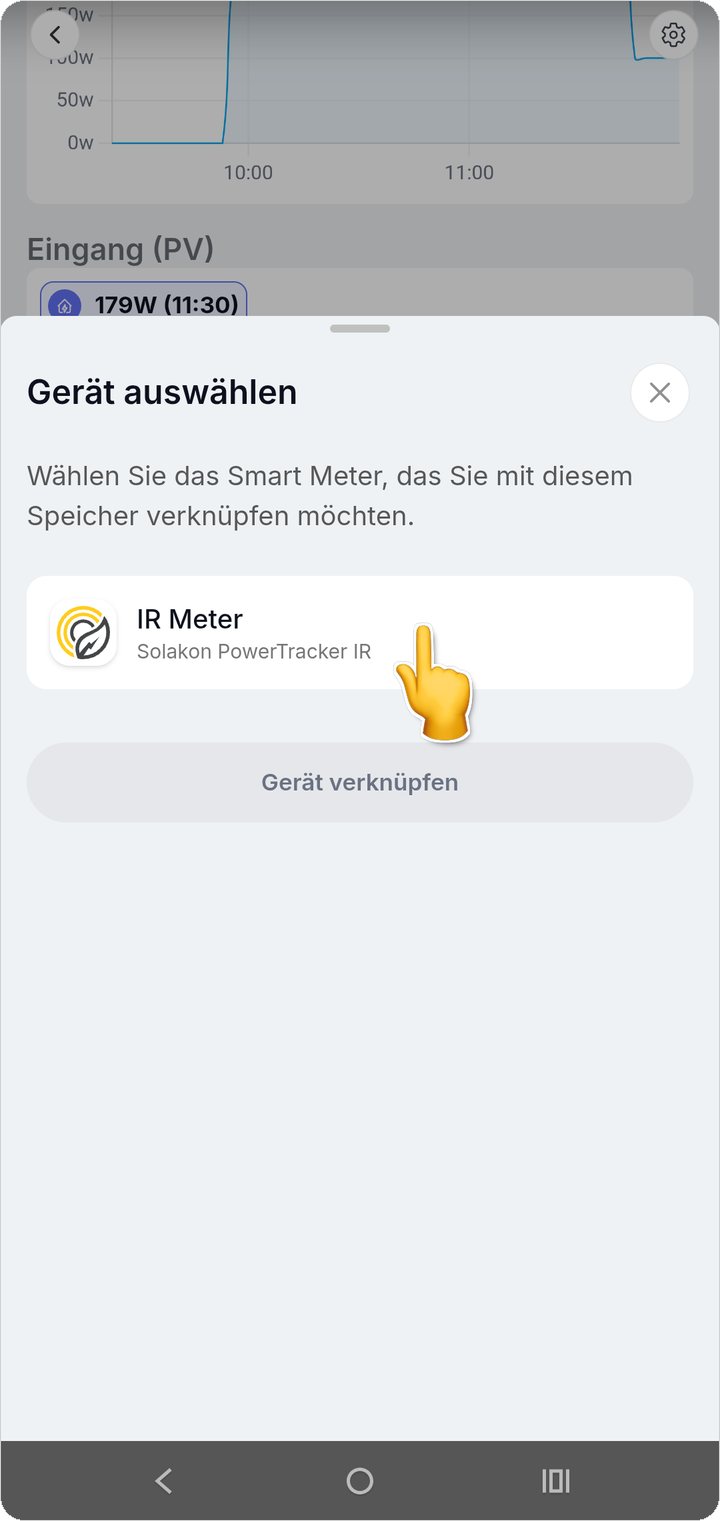 Gerät auswählen