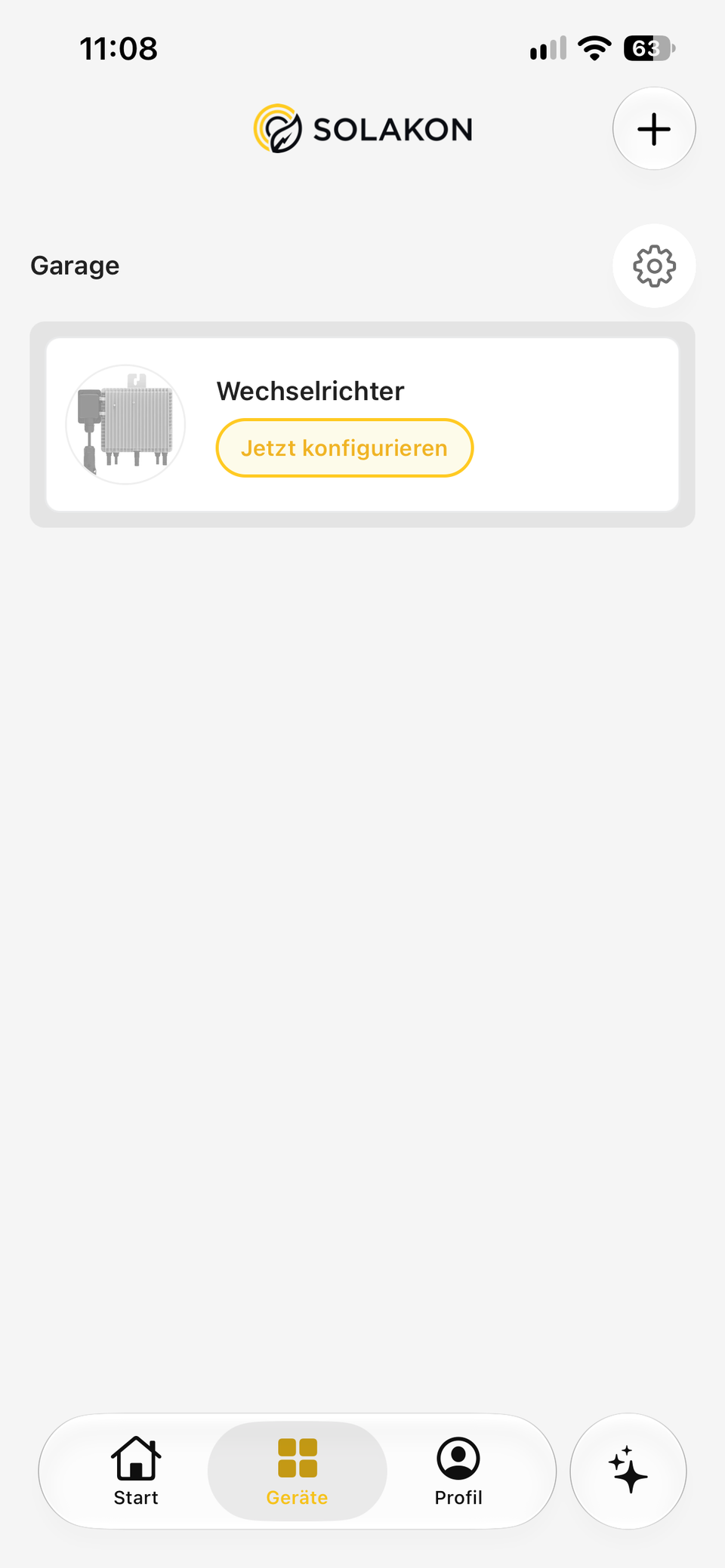 Wechselrichter konfigurieren